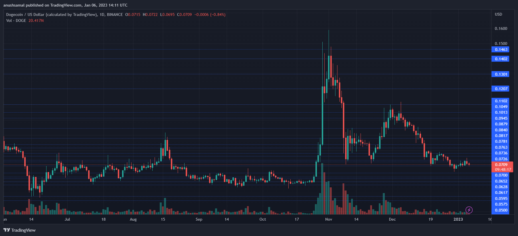 Dogecoin Price Falls, Is It A Wise Idea To Short? Dogecoin Price