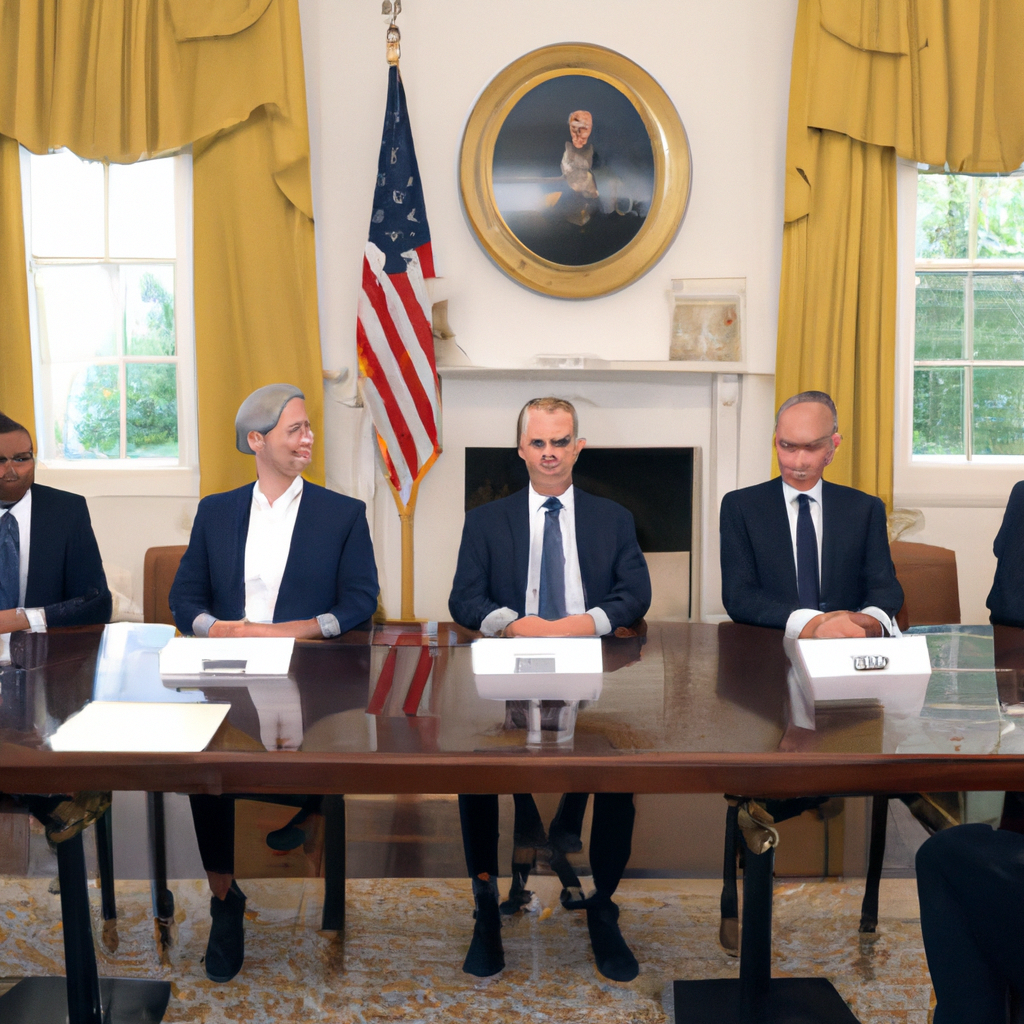 AI giants convene at the White House to debate safety in our modern world. Artificial Intelligence Industry Leaders Meet With White House To Discuss Society’s Security