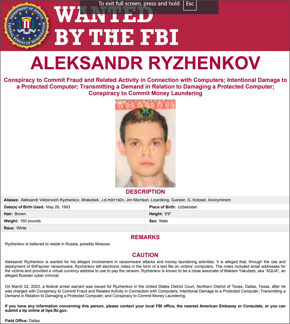 Russia-Based Evil Corp Faces New US Sanctions Evil Corp: A Russia-Based Organization in the Crosshairs of New US Sanctions