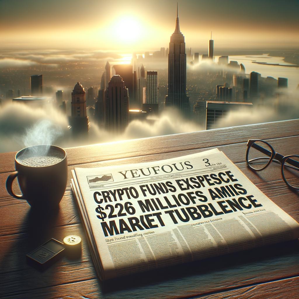 Crypto funds see $226M of inflows, but asset values slump — CoinShares Crypto Funds experiance $226 Million Inflows Amid Market Turbulence