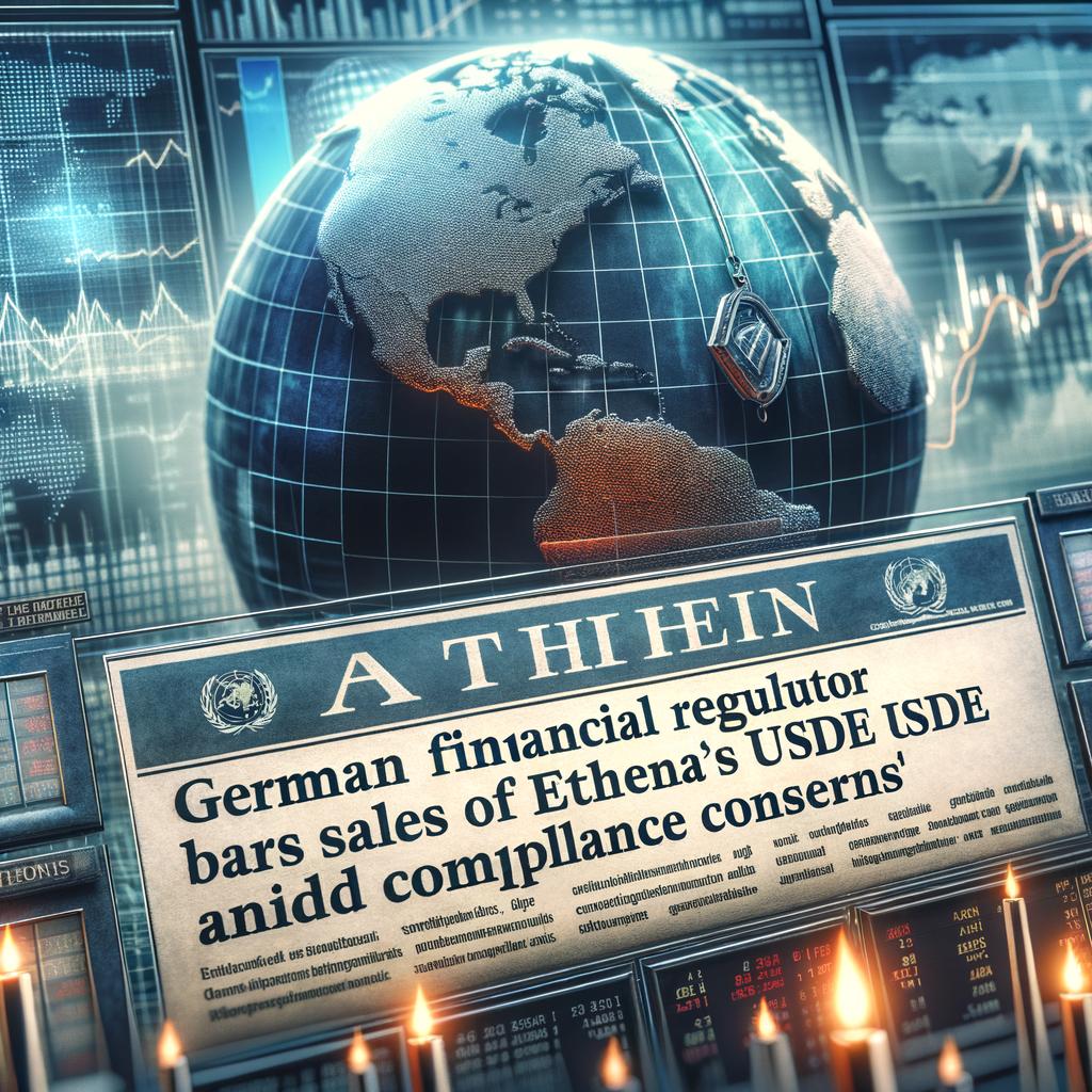 German financial regulator prohibits sales of Ethena's USDe German Financial Regulator Bars Sales of Ethena's USDe Amid Compliance concerns