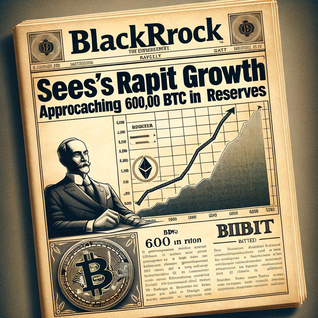 Blackrock’s IBIT Nears 600,000 BTC as ETF Reserve Growth Accelerates BlackRock’s IBIT Sees Rapid Growth: Approaching 600,000 BTC in reserves