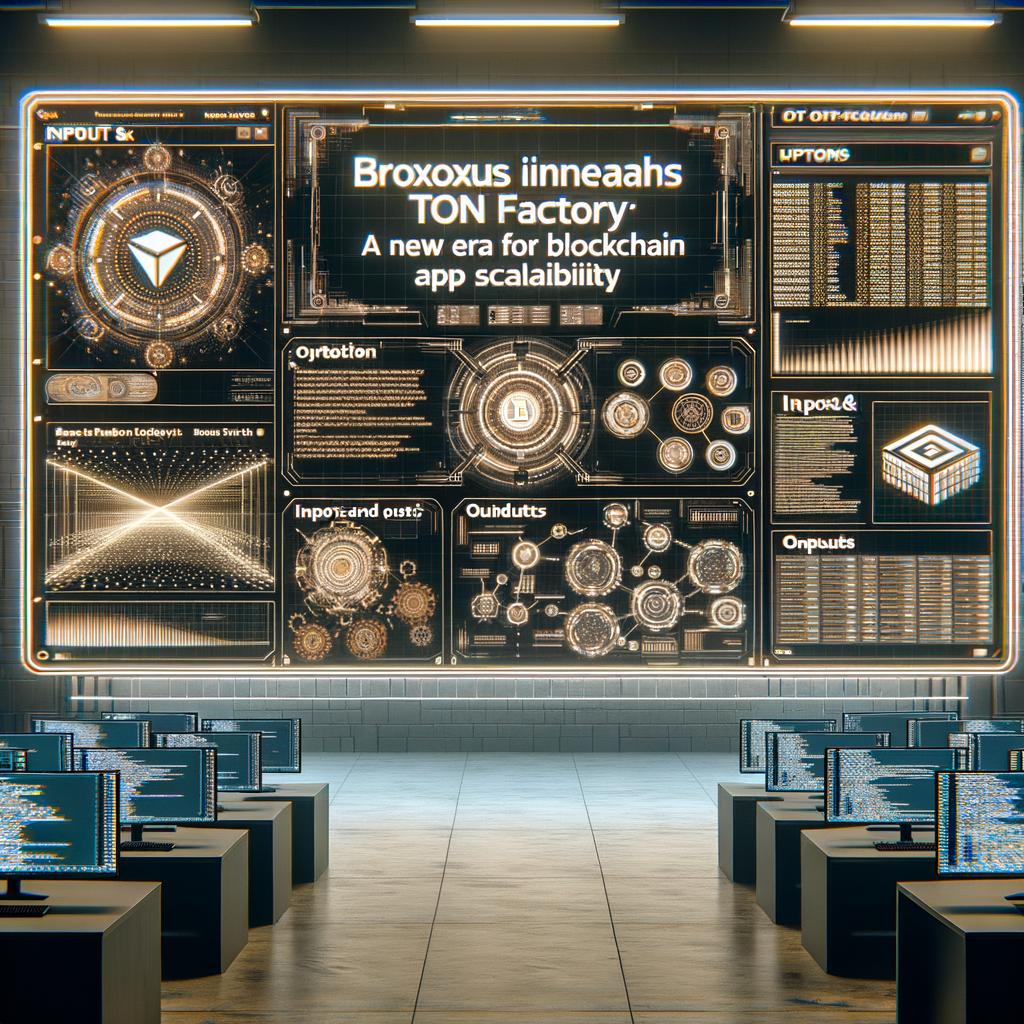 TON’s Broxus launches blockchain app scalability platform TON Factory Broxus Unveils TON Factory: A New Era for Blockchain App Scalability
