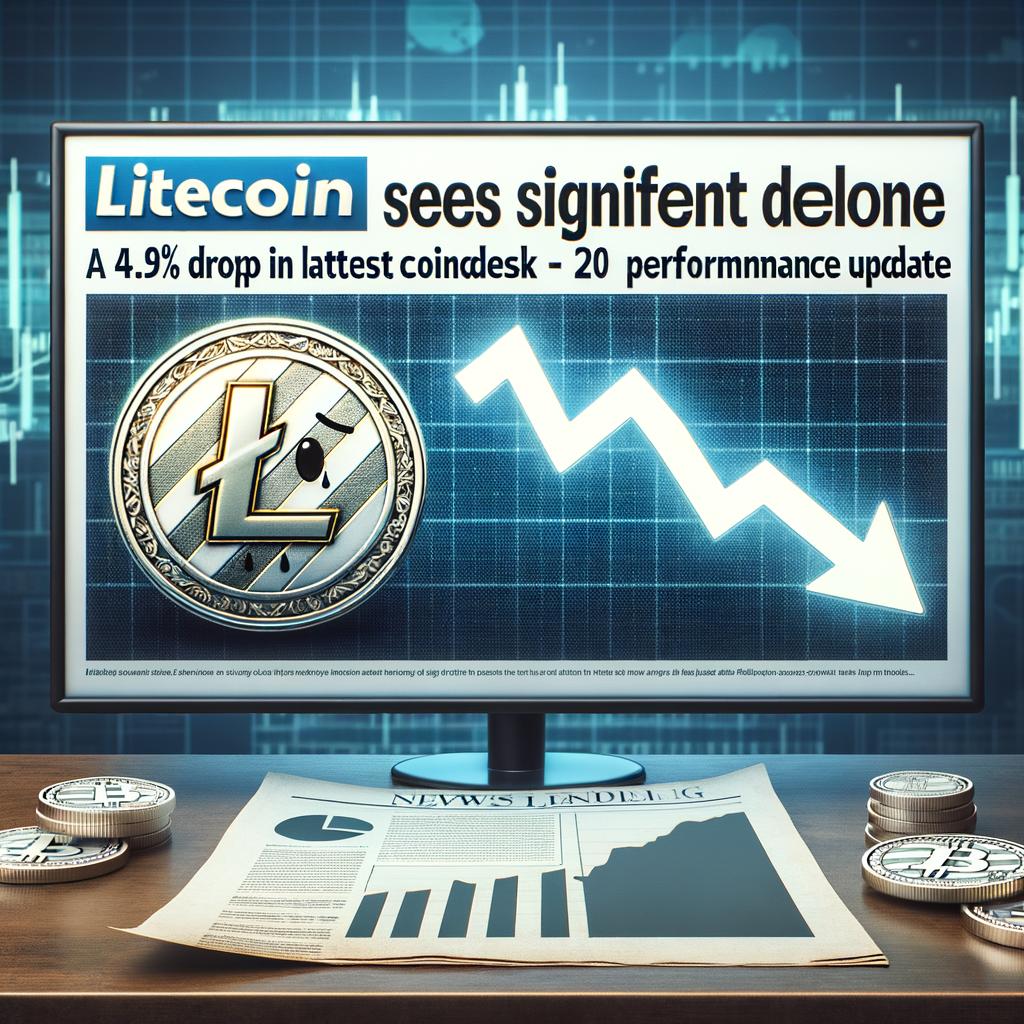 CoinDesk 20 Performance Update: Litecoin (LTC) Falls 4.9%, Leading Index Lower Litecoin Sees Significant Decline: A 4.9% Drop in Latest CoinDesk 20 Performance Update