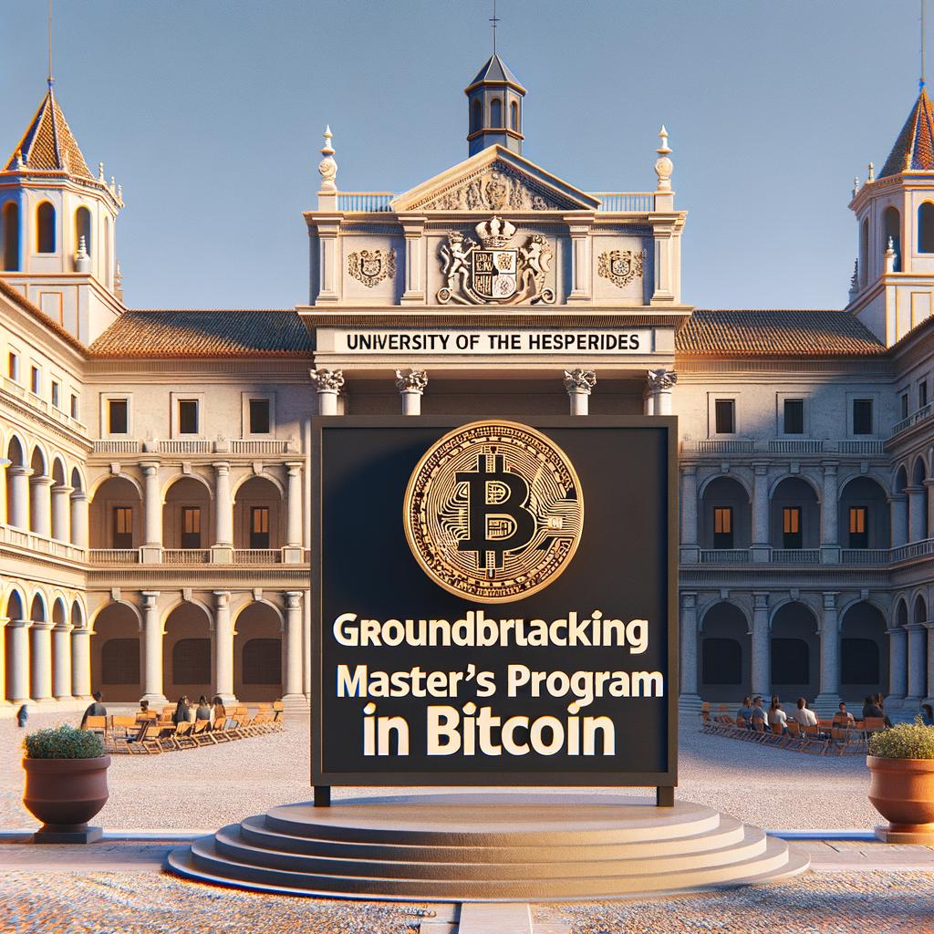 Spain’s University of the Hespérides Launches First Master’s in Bitcoin Program Spain's University of the Hespérides Introduces Groundbreaking Master's Program in Bitcoin