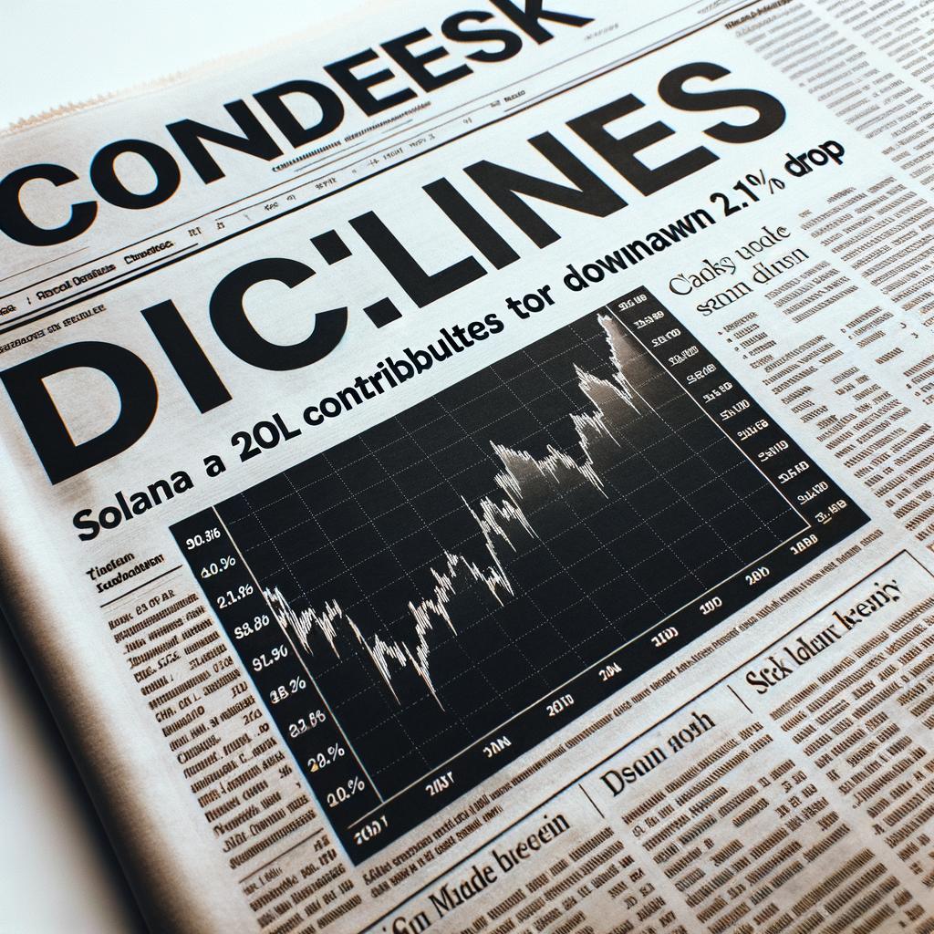 CoinDesk 20 Performance Update: Solana (SOL) Drops 2.1% as Index Trades Lower CoinDesk 20 Index Declines: Solana (SOL) Contributes to Downward Trend with 2.1% Drop