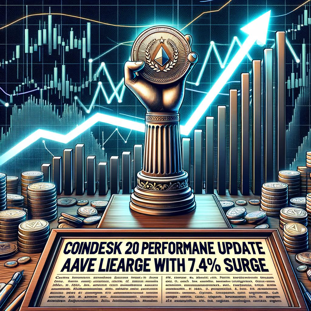 CoinDesk 20 Performance Update: AAVE Jumps 7.4%, Leading Index Higher CoinDesk 20 Performance Update: AAVE Leads the Charge with 7.4% Surge
