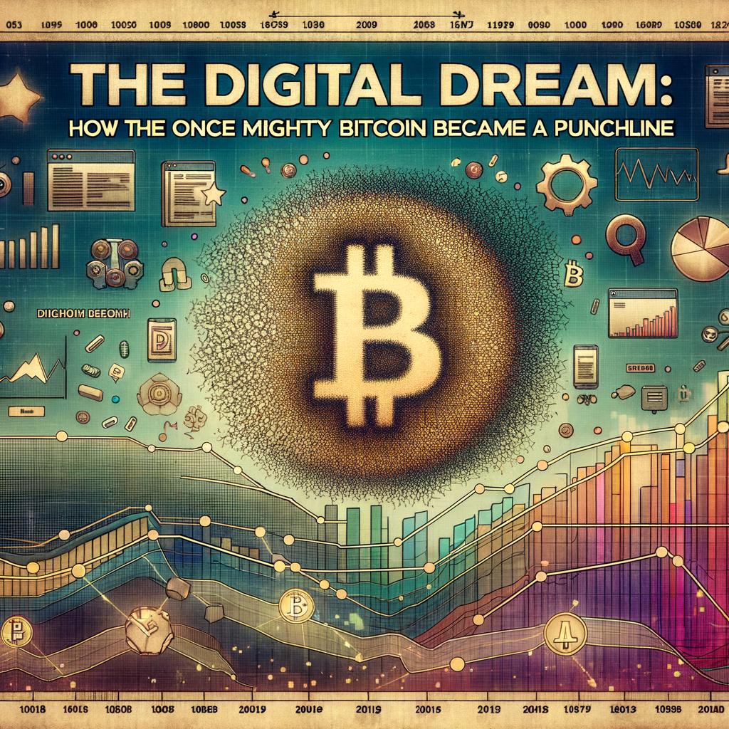 Bitcoin R.I.P: The Comedic Fall of the Once Glittering King The Digital Dream: How the Once Mighty Bitcoin Became a Punchline