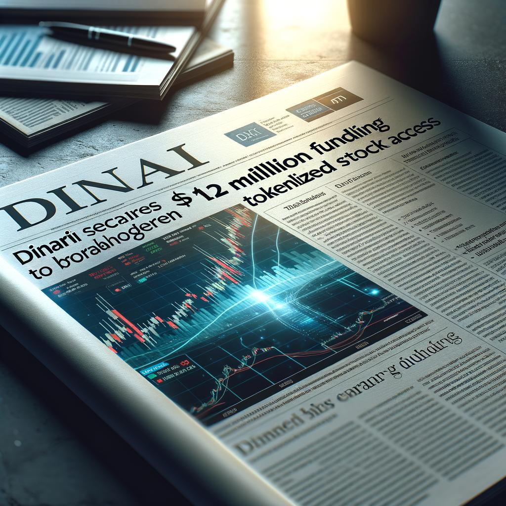 Dinari Raises $12.7M to Expand Tokenized Stock Access for Non-U.S. Investors: Report Dinari secures $12.7 Million Funding to Broaden Tokenized Stock Access