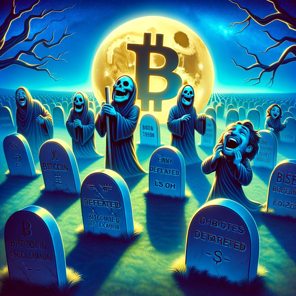 Bitcoin: The Undying Zombie of Crypto's Wild Graveyard Graveyard Gags: A Laughing Matter for Bitcoin's Unstoppable Comeback