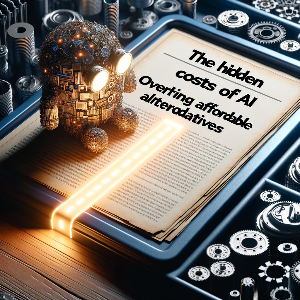 AI's GPU obsession blinds us to a cheaper, smarter solution The Hidden Costs of AI: Overlooking Affordable Alternatives