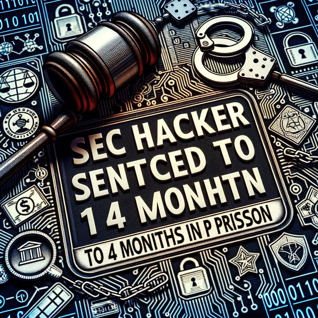 SEC hacker sentenced to 14 months in prison SEC Hacker Sentenced to 14 Months in Prison