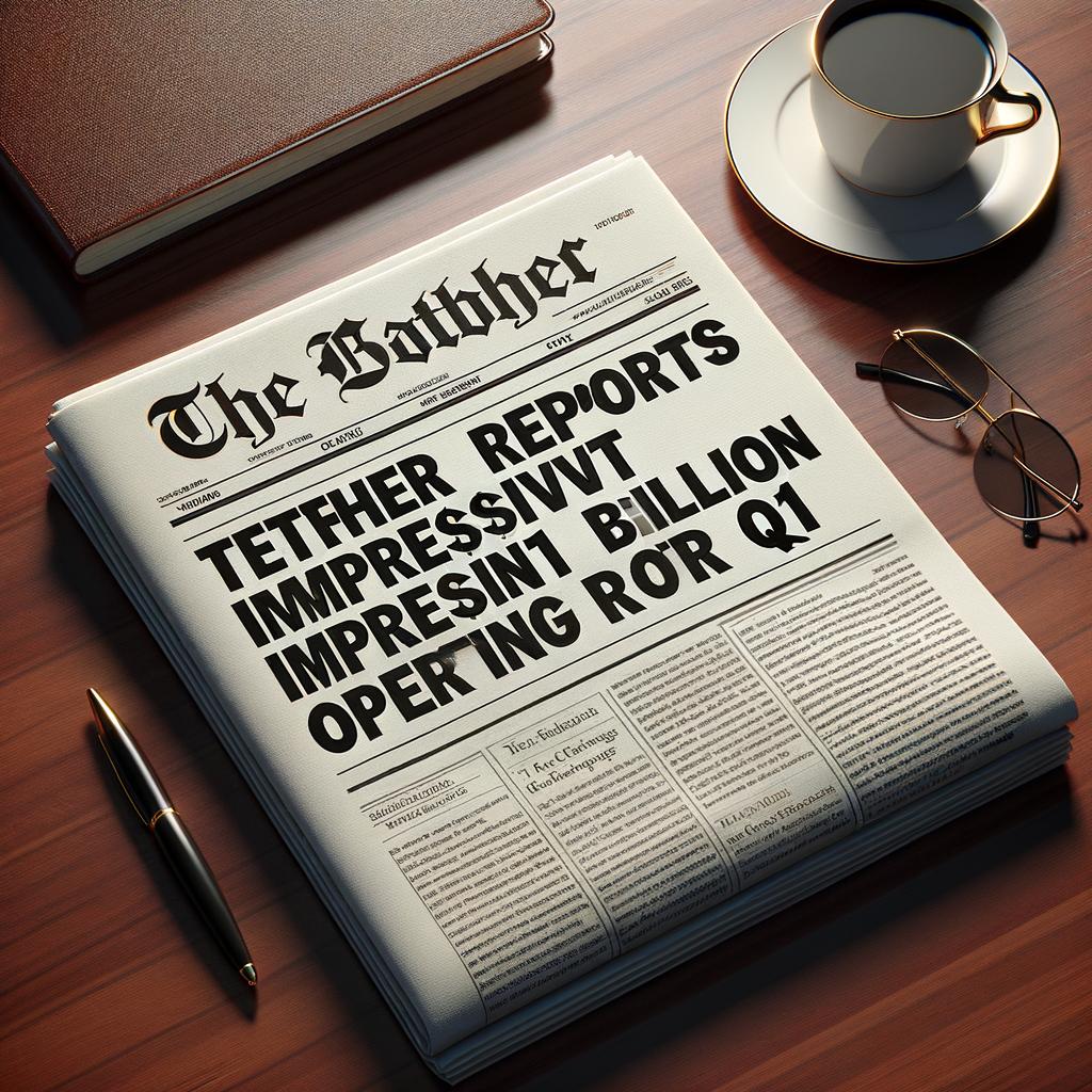 Tether posts $1B in Q1 operating profit, $5.6 billion excess in reserves Tether Reports Impressive $1 Billion Operating Profit in Q1