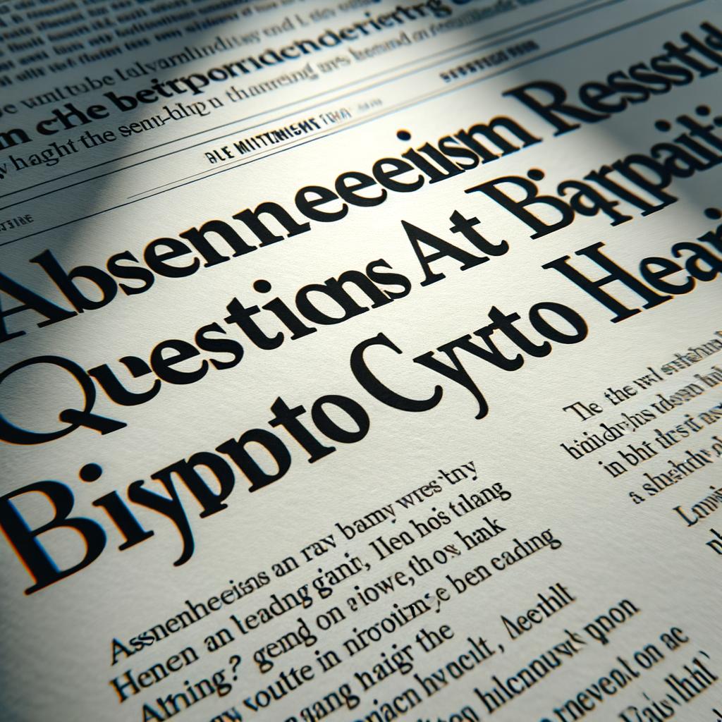 Many senators absent from ‘bipartisan’ crypto market structure hearing Absenteeism Raises Questions at Bipartisan Crypto Hearing