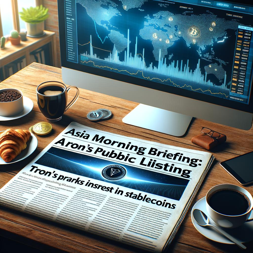Asia Morning Briefing: Tron's Public Listing Might be Investors' 'Visa' Moment for Stablecoins Asia Morning Briefing: Tron's Public Listing Sparks Interest in Stablecoins