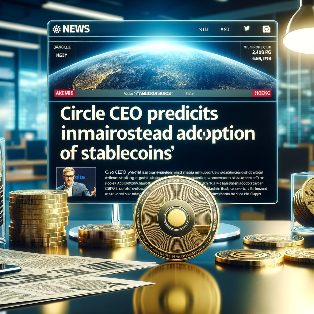 Stablecoins will soon have their ‘iPhone moment,’ Circle CEO Circle CEO Predicts Imminent Mainstream Adoption of Stablecoins