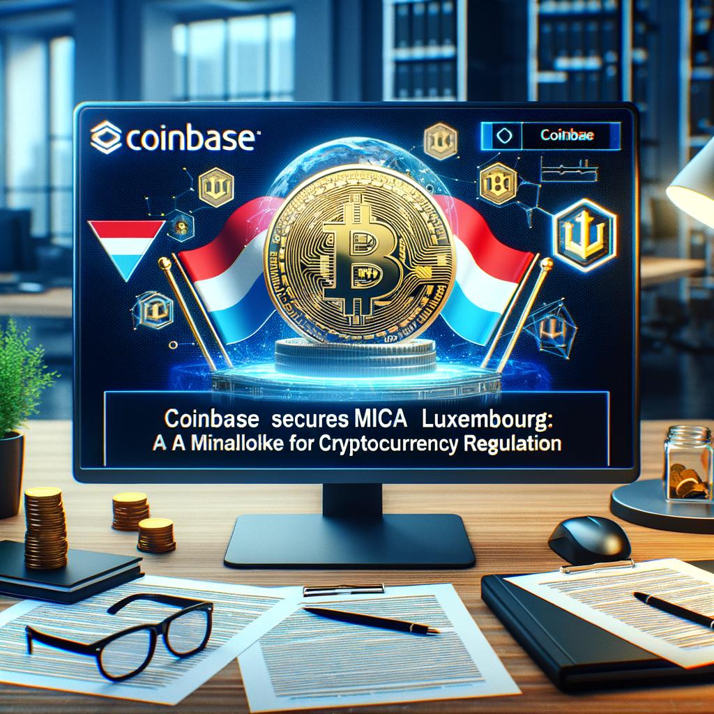 Coinbase Wins European MiCA License in Luxembourg coinbase Secures MiCA License in Luxembourg: A Milestone for Cryptocurrency Regulation