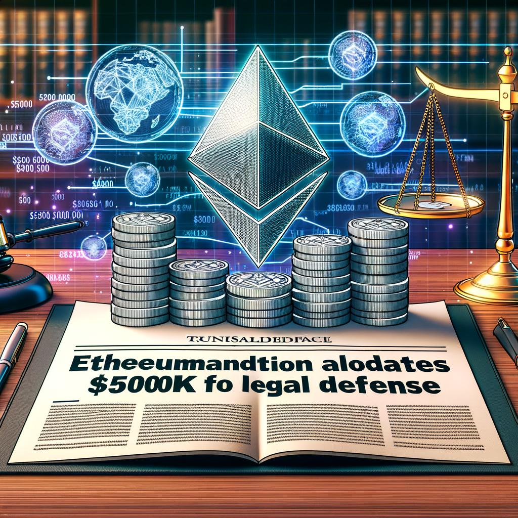 Ethereum Foundation pledges $500K to Roman Storm’s defense Ethereum Foundation allocates $500K for Roman Storm's legal Defense
