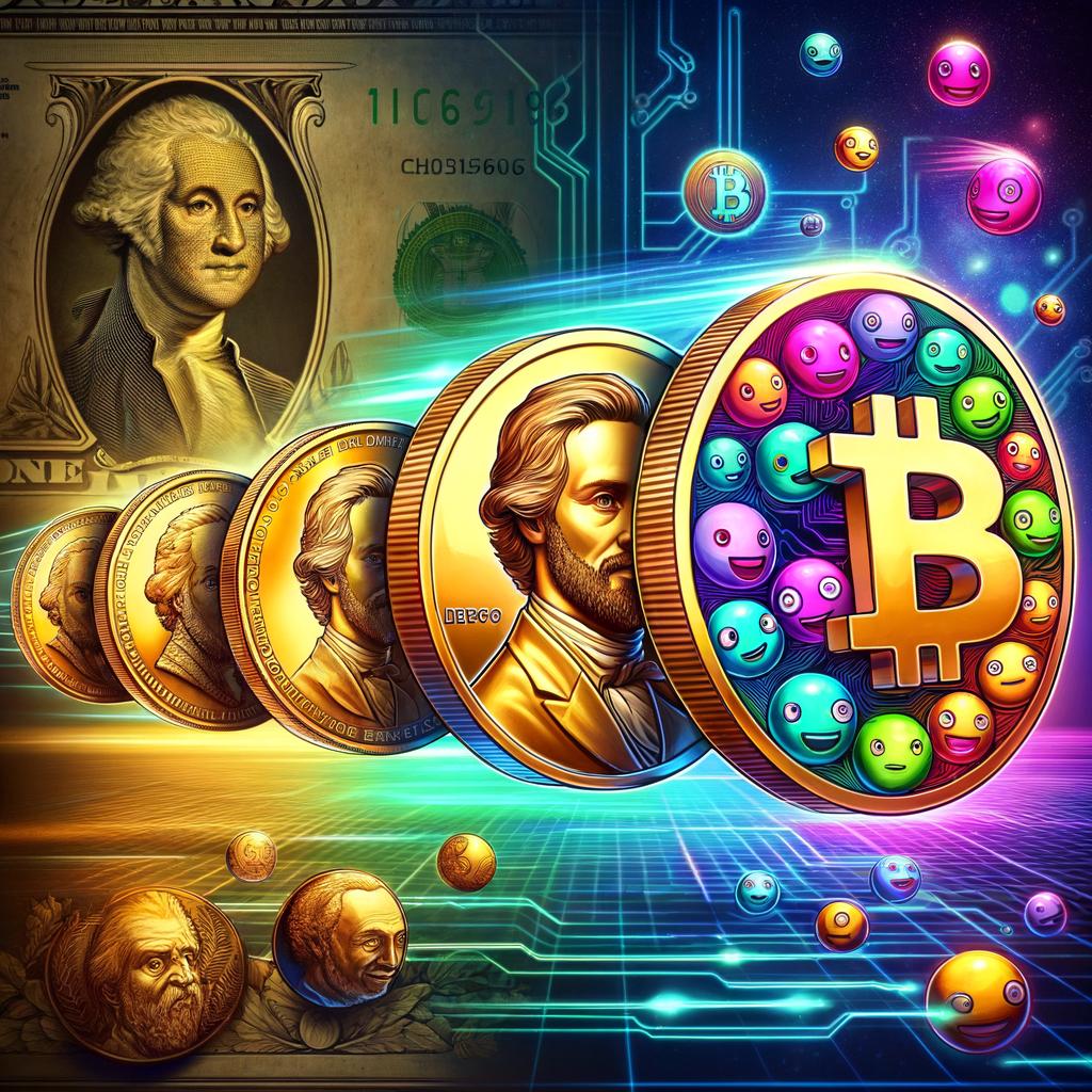 Bitcoin R.I.P: A Comedic Eulogy for Digital Gold's Fall From Gold Standard to Meme Standard: The Rise of Quirky Cryptocurrency