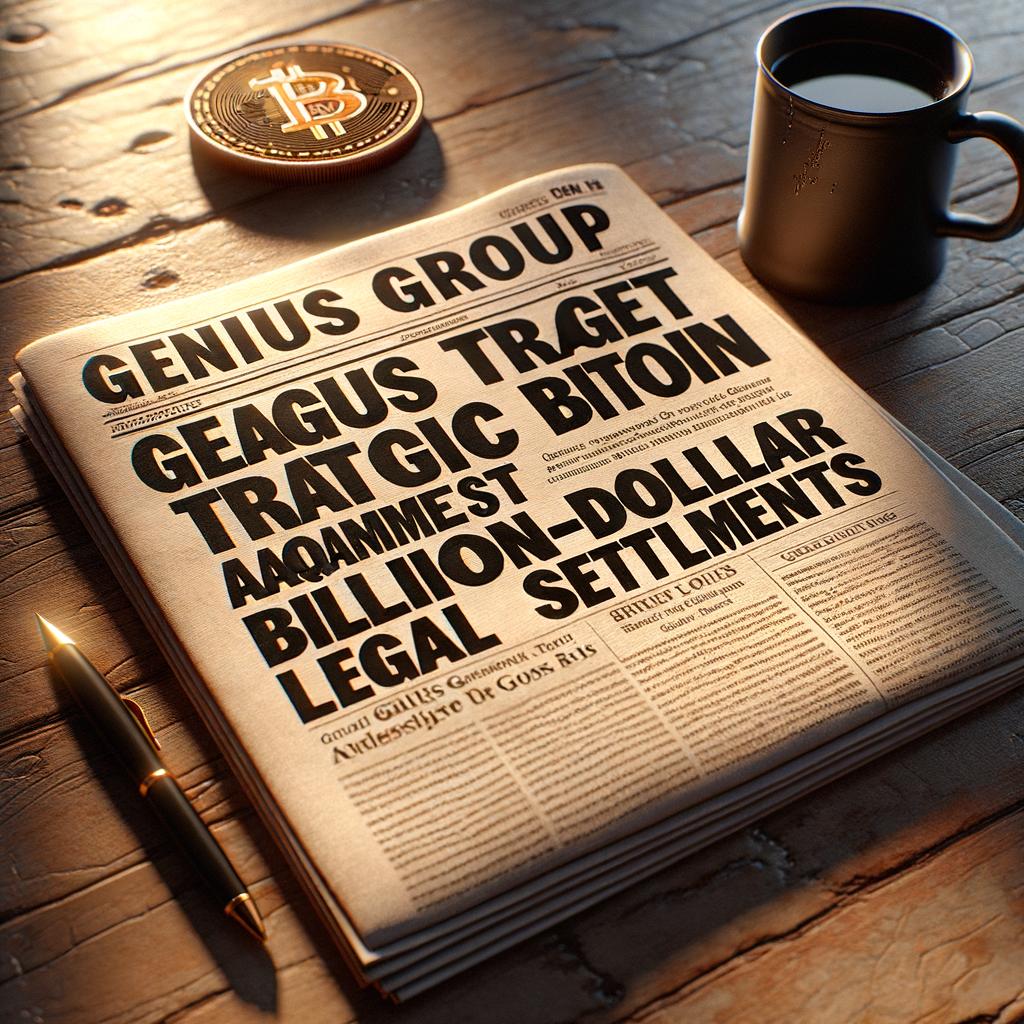 Genius Group eyes massive Bitcoin buys from billion-dollar lawsuits Genius Group Targets Strategic Bitcoin Acquisitions Amidst Billion-Dollar Legal Settlements