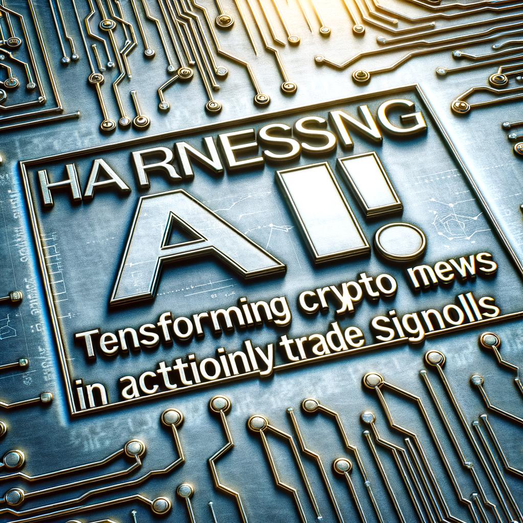 How to use ChatGPT to turn crypto news into trade signals Harnessing AI: Transforming Crypto News into Actionable Trade Signals