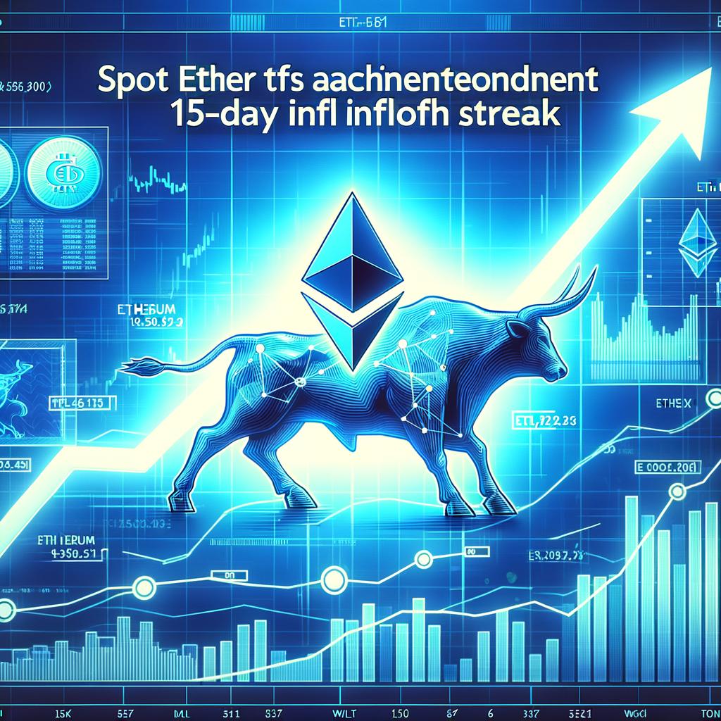 Spot Ether ETFs 15-day inflow streak accumulates $837.5M inflows Spot Ether etfs Achieve Unprecedented 15-Day Inflow Streak