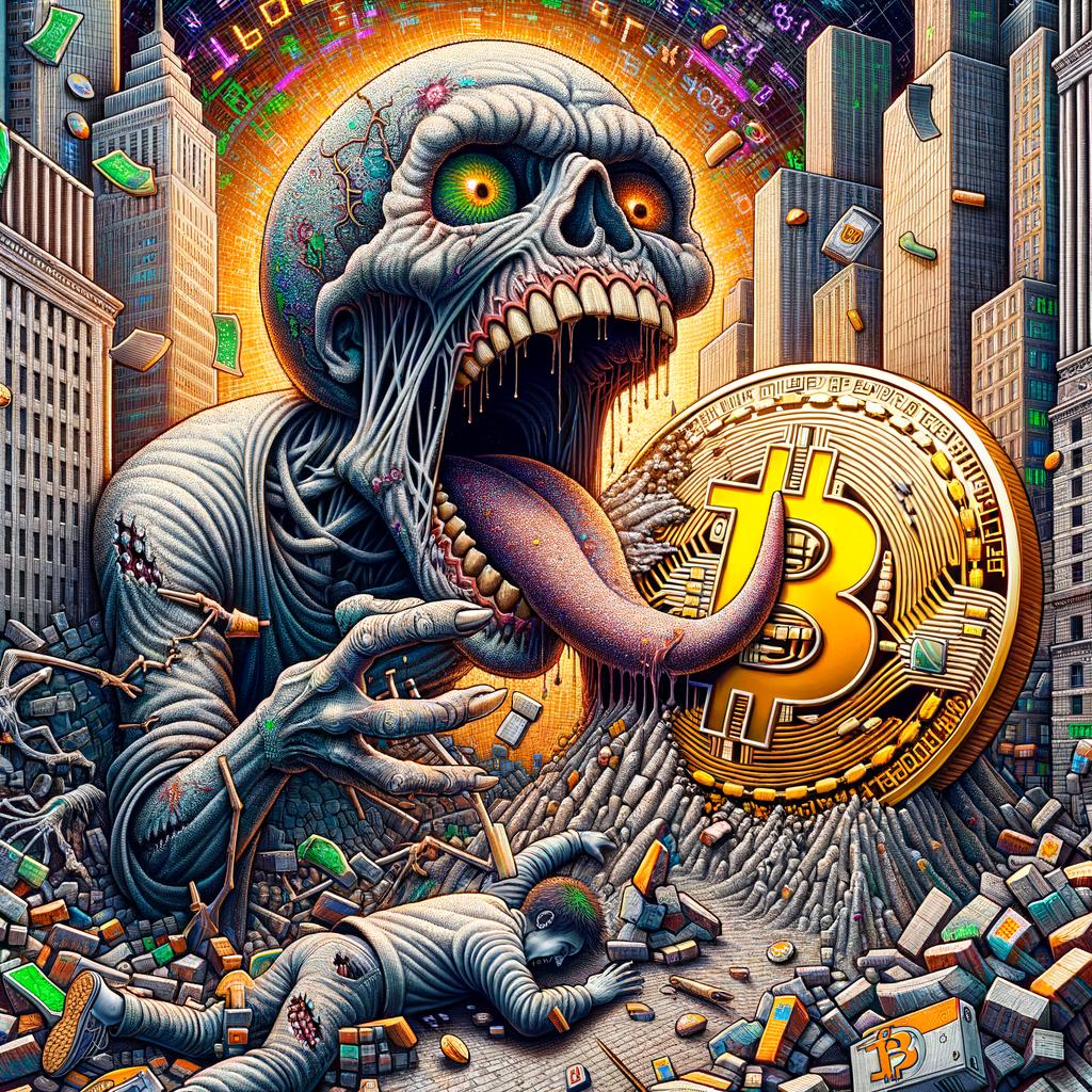 Bitcoin: The Undead Currency That Refuses to Stay Down The Zombie That Ate Wall street: Bitcoin's Insatiable Appetite for Chaos