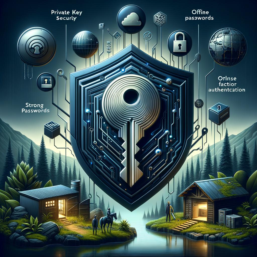 4 Key Insights on Bitcoin Private Keys and Their Storage 2) Best Practices for Private Key Security: To ensure the safety of your private keys, use hardware wallets or cold storage solutions, which store your keys offline, away from potential cyber threats. Avoid sharing your private keys with anyone and be wary of phishing attacks. It is indeed also advisable to create strong passwords and enable two-factor authentication wherever possible to add an extra layer of protection