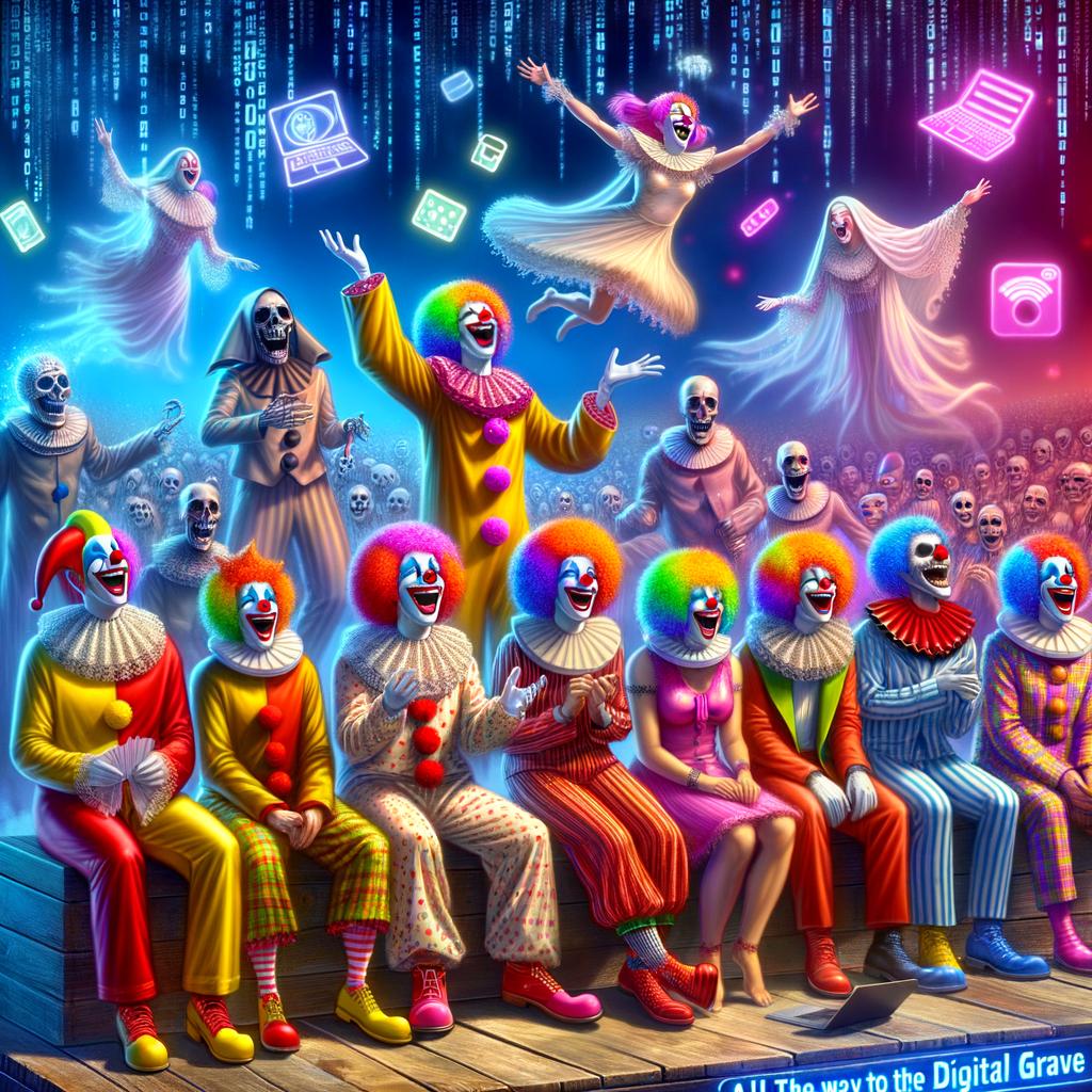 Bitcoin R.I.P: The Comedy of a Cryptocurrency Crash A Cryptic Clown Show: Laughing All the Way to the Digital Grave