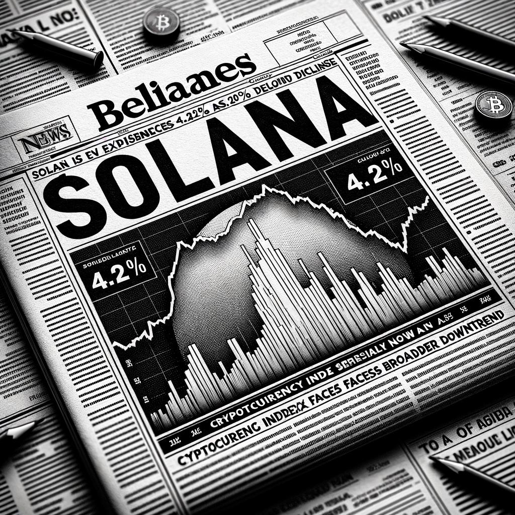 CoinDesk 20 Performance Update: Solana (SOL) Drops 4.2%, Leading Index Lower Solana (SOL) Experiences 4.2% Decline as Cryptocurrency Index Faces Broader Downtrend