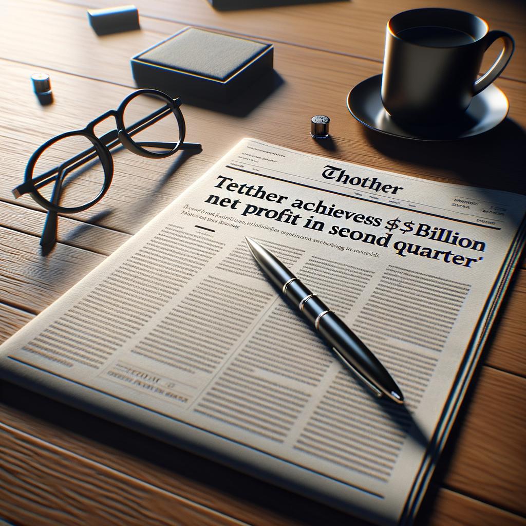 Tether Reports $4.9B Net Profit in Q2, Invested $4B in U.S. Initiatives Tether Achieves $4.9 Billion Net Profit in second Quarter
