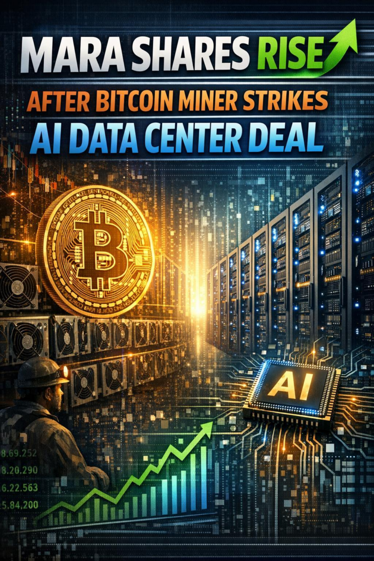 MARA Shares Rise After Bitcoin Miner Strikes AI Data Center Deal