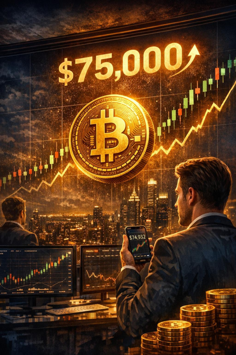 Bitcoin holds near $75,000 as short-term holders look for profit opportunities