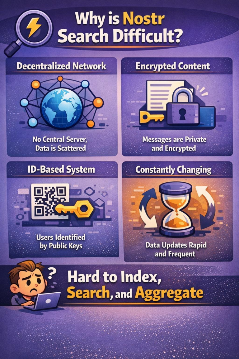 Why is Nostr search difficult?