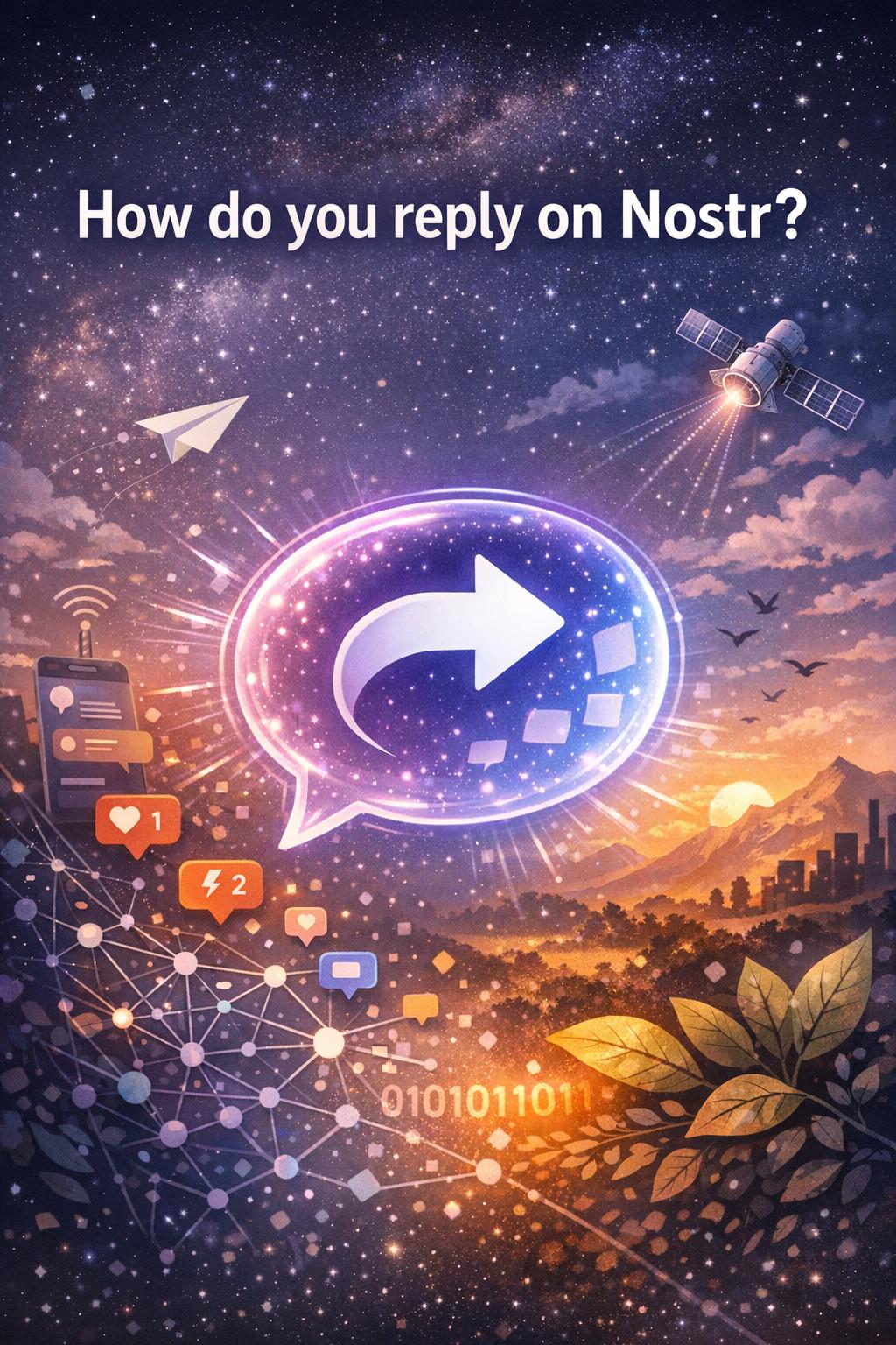 How do you reply on Nostr? How do you reply on Nostr?