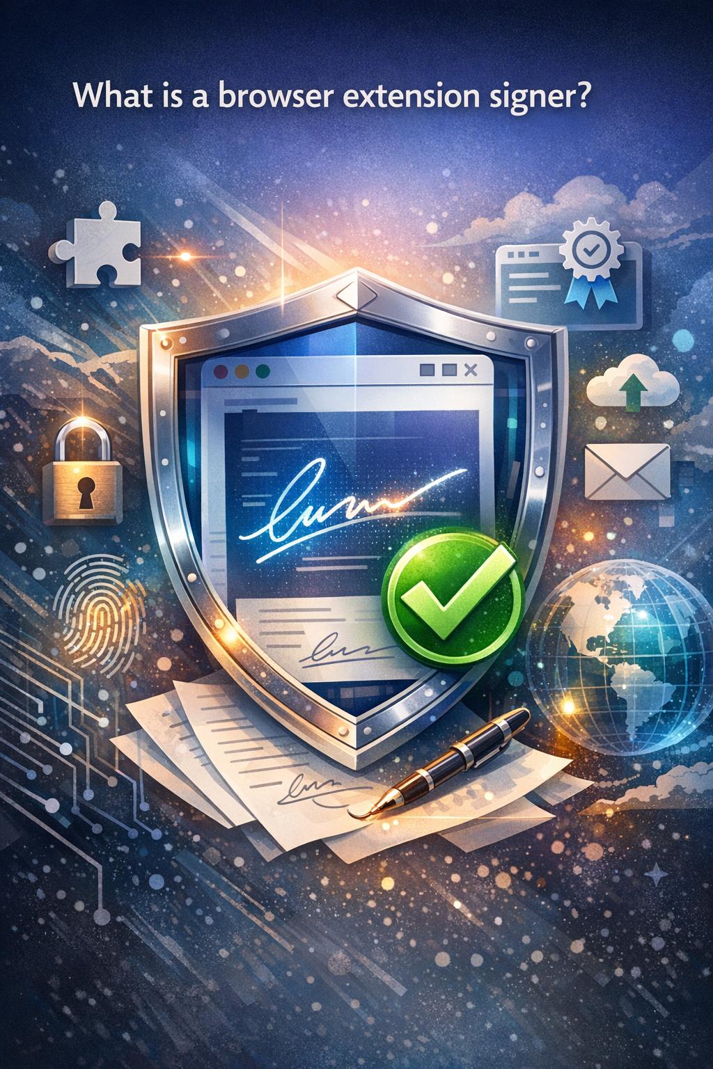What is a browser extension signer? What is a browser extension signer?