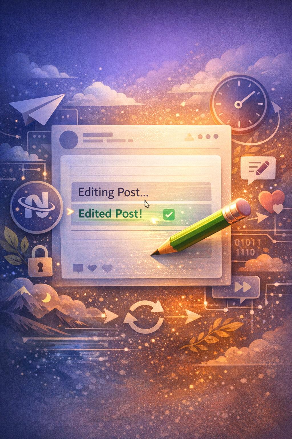 Can you edit posts on Nostr? Can you edit posts on Nostr?