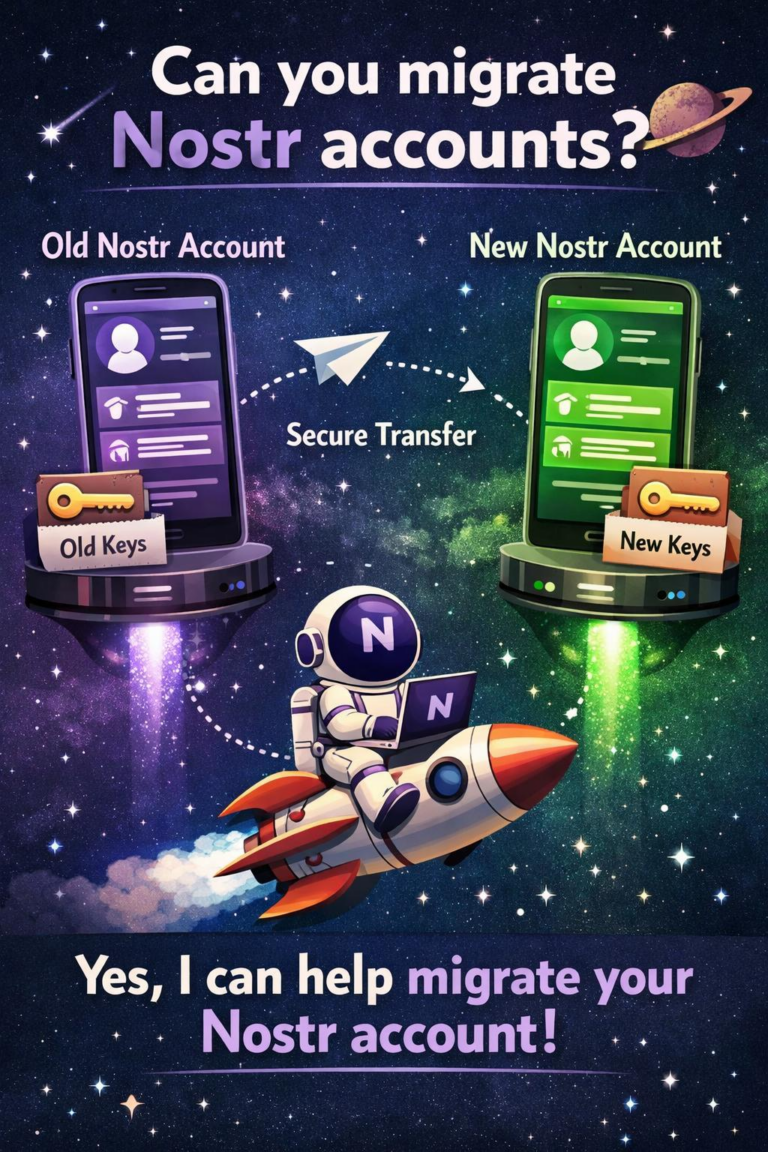Can you migrate Nostr accounts?