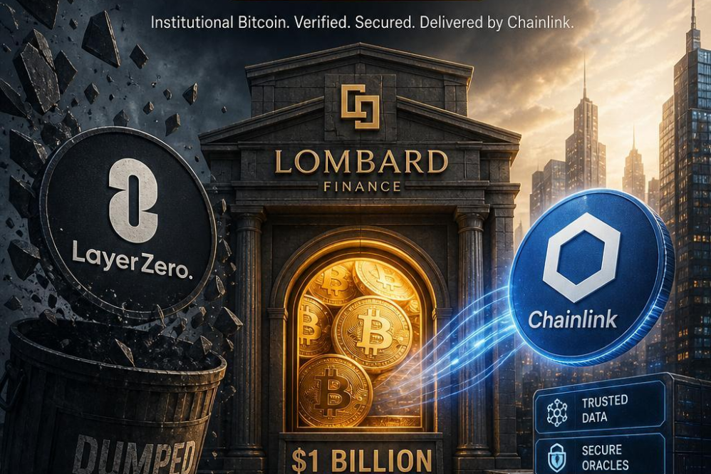 Lombard Finance Dumps LayerZero, Will Use Chainlink to Power $1 Billion in Bitcoin Assets