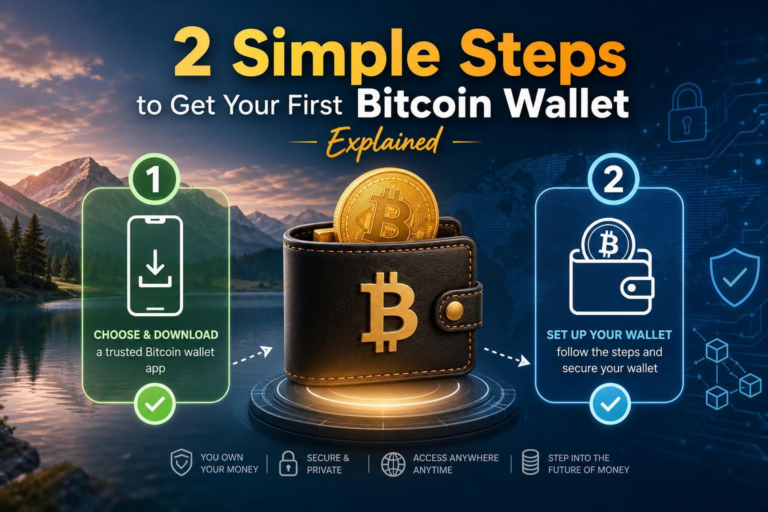 2 Simple Steps to Get Your First Bitcoin Wallet Explained
