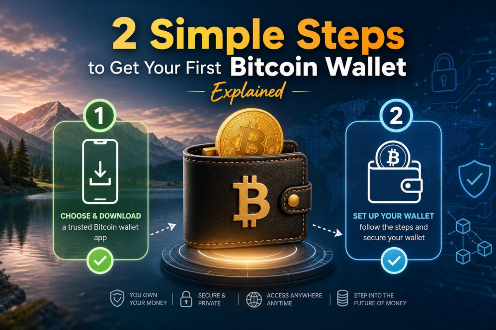 2 Simple Steps to Get Your First Bitcoin Wallet Explained