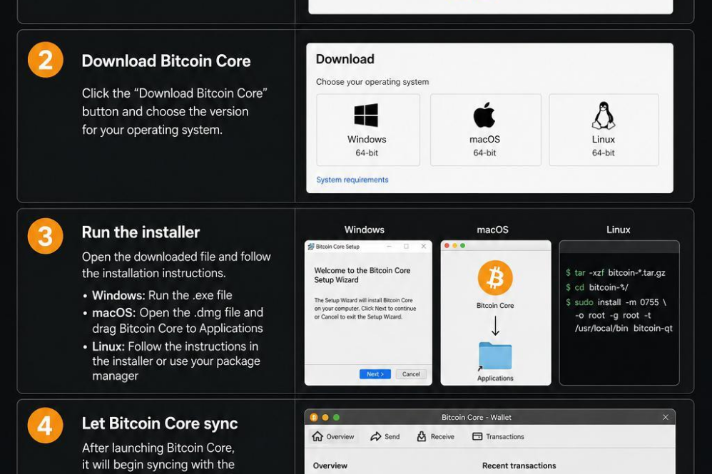 How to Install Bitcoin Core