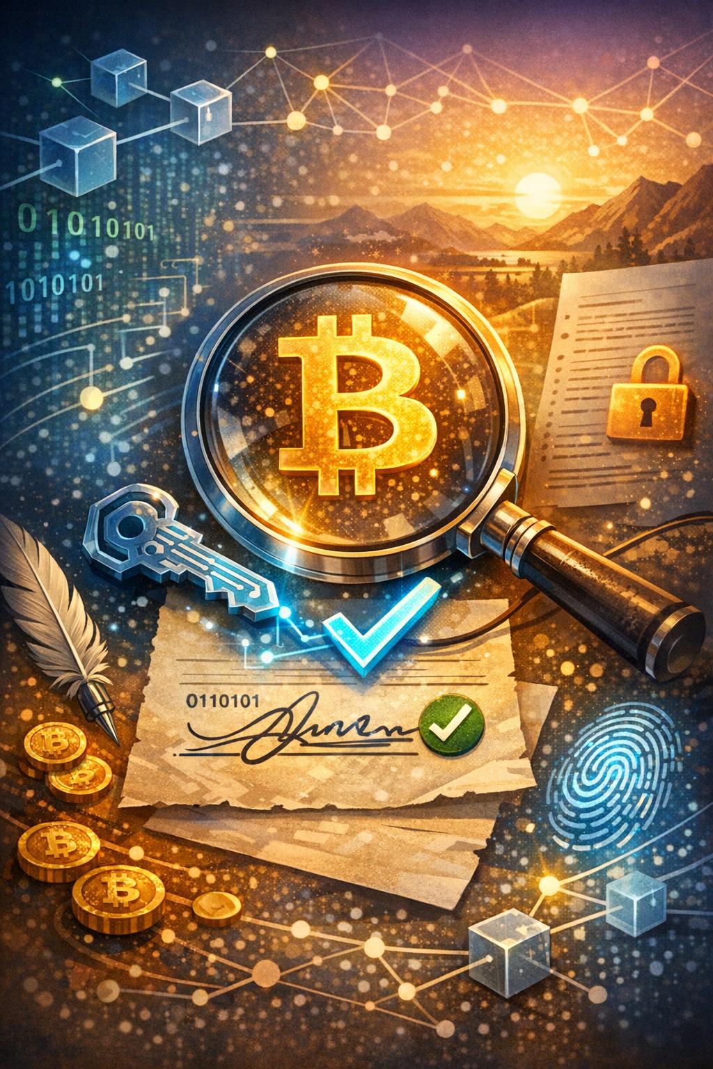 How to Verify Bitcoin Signatures How to verify Bitcoin Signatures