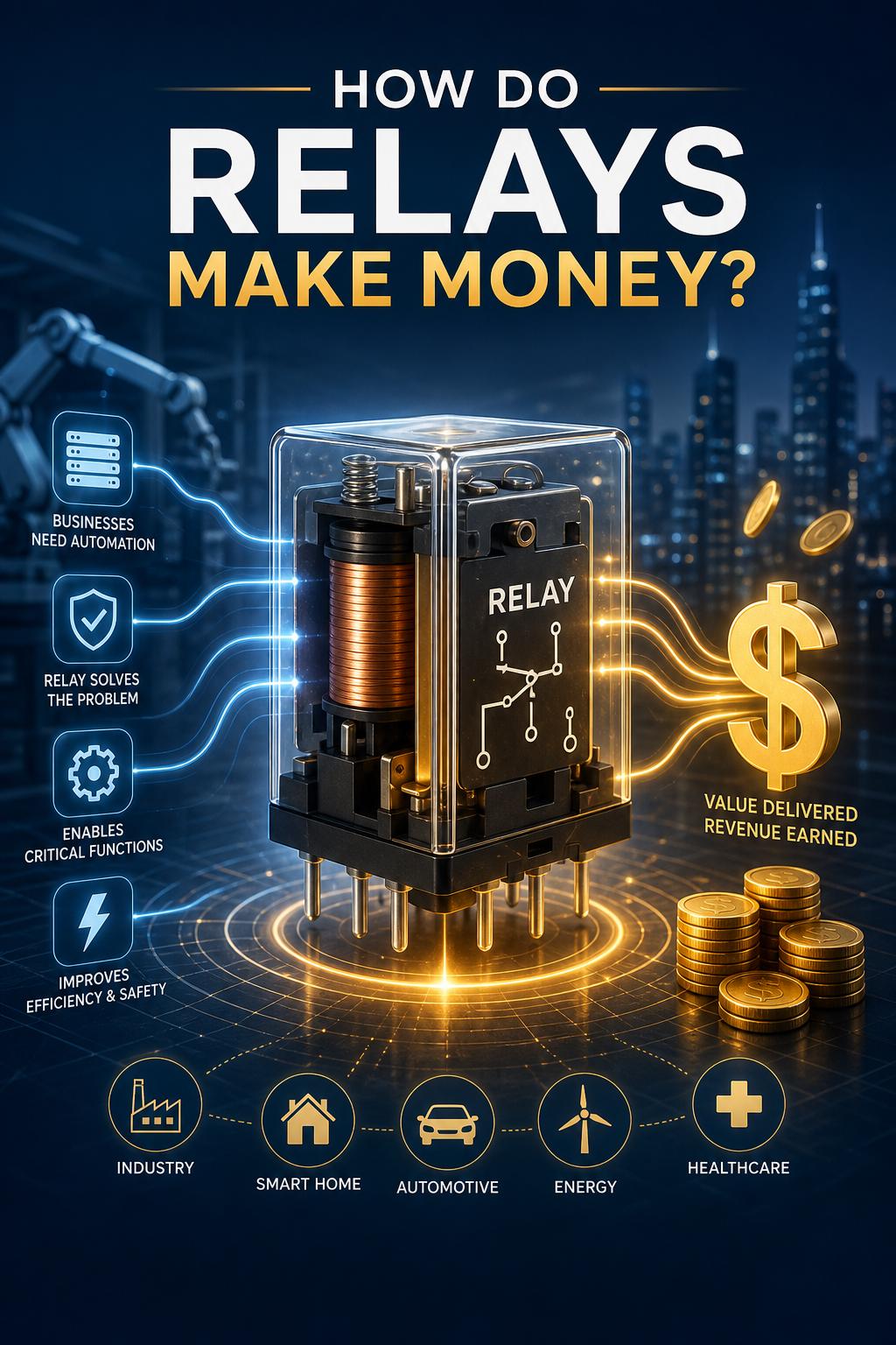 How do relays make money? How do relays make money?