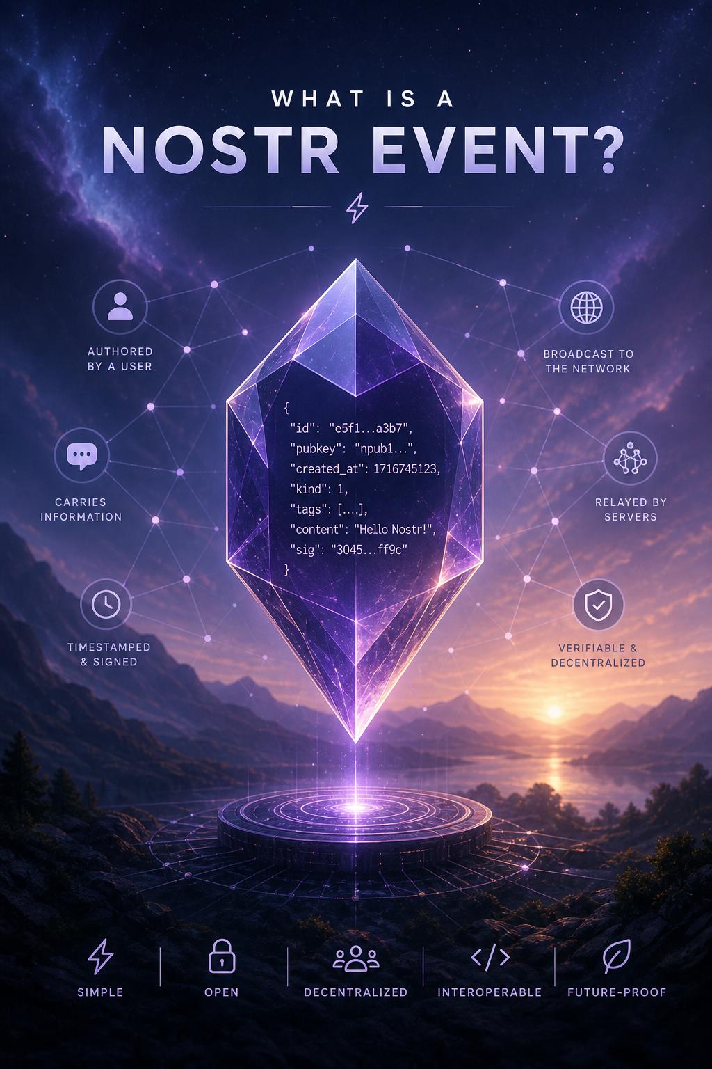 What is a Nostr event? What is a Nostr event?
