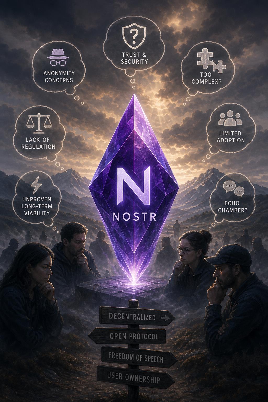 Why are people skeptical about Nostr? Why are people skeptical about Nostr?