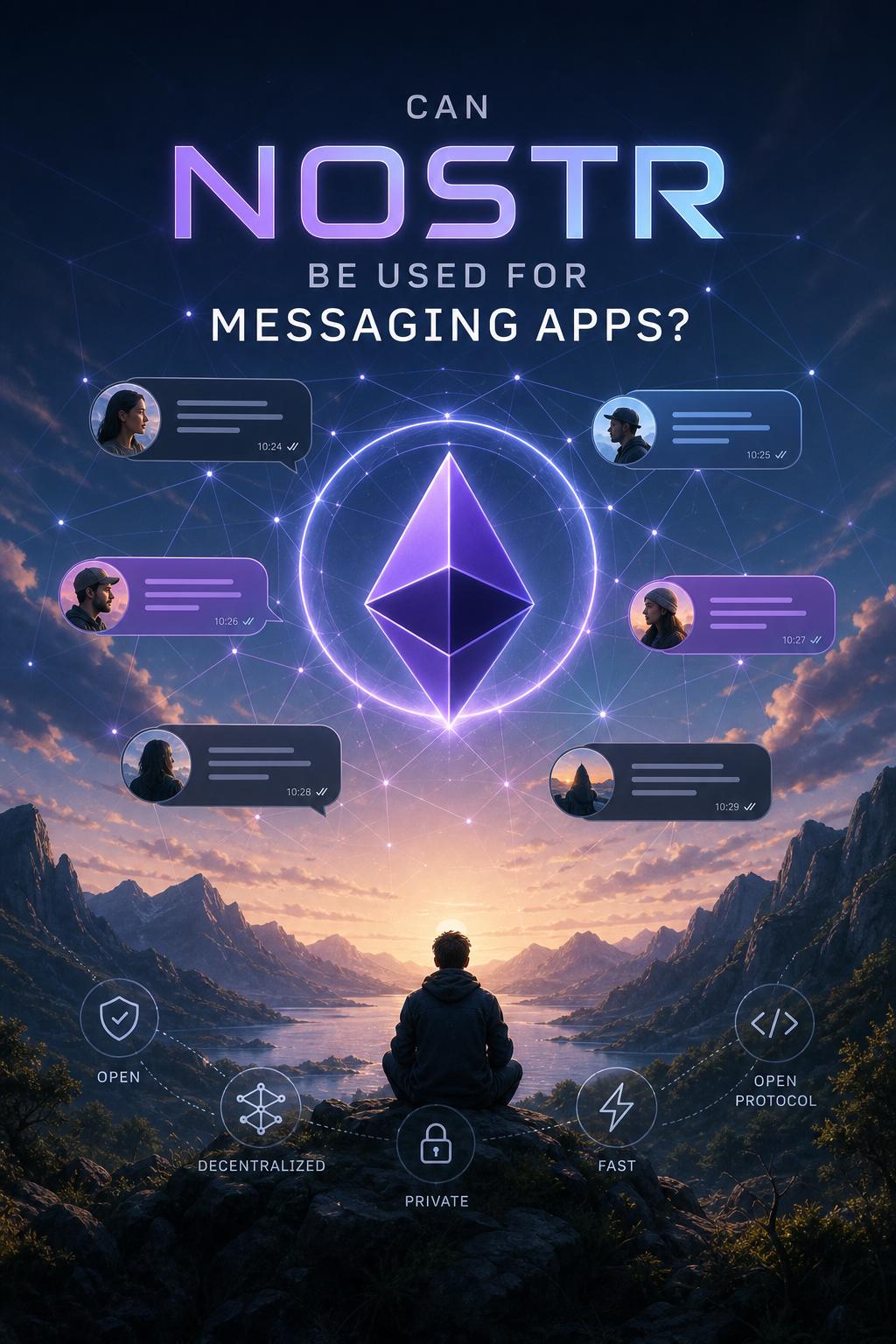 Can Nostr be used for messaging apps? Can Nostr be used for messaging apps?