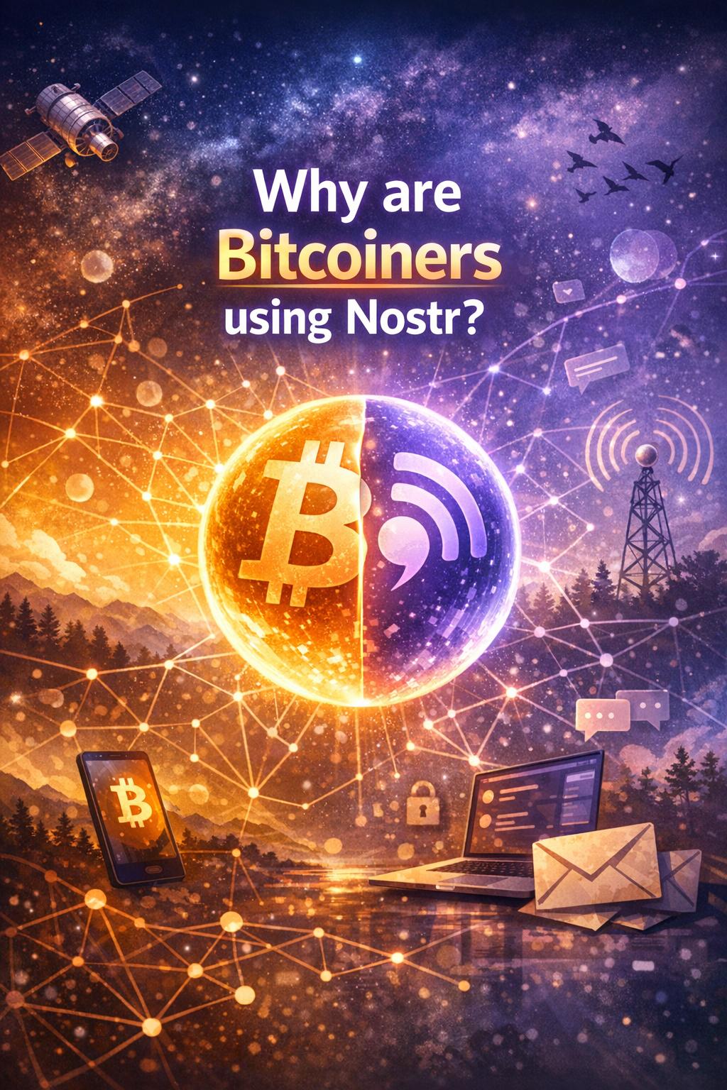 Why are Bitcoiners using Nostr? Why are Bitcoiners using Nostr?