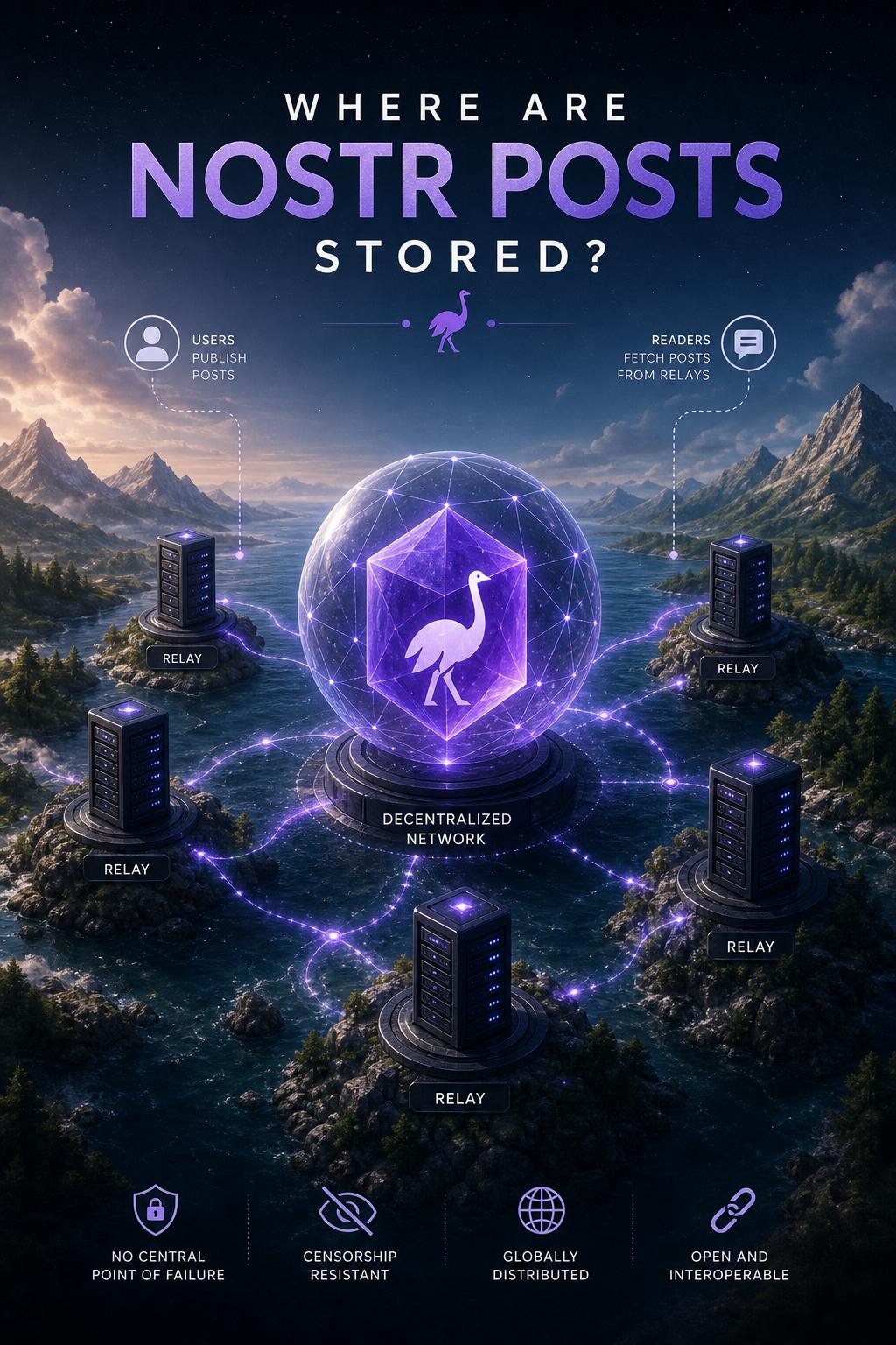 Where are Nostr posts stored? Where are Nostr posts stored?