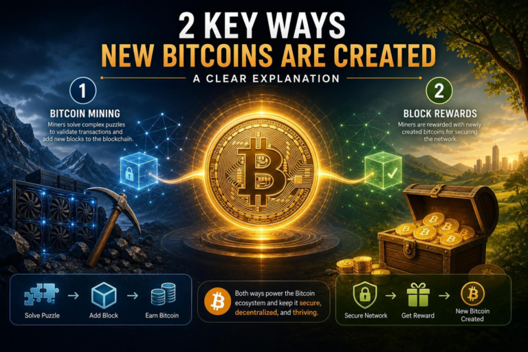 2 Key Ways New Bitcoins Are Created: A Clear Explanation